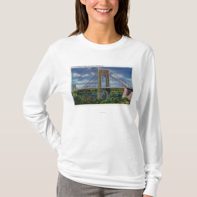Beskåda av George Washington överbryggar Tee (Framsida)
