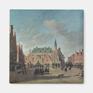 Beskåda av Groten Markt i Haarlem Magnet