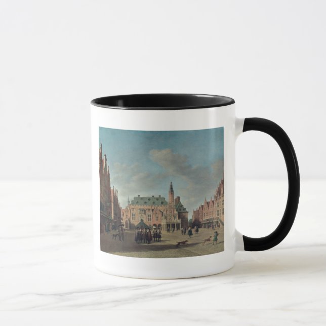 Beskåda av Groten Markt i Haarlem Mugg (Höger)