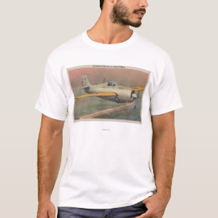 Beskåda av Grumman F4F-3-U.S. marinkämpe T Shirt