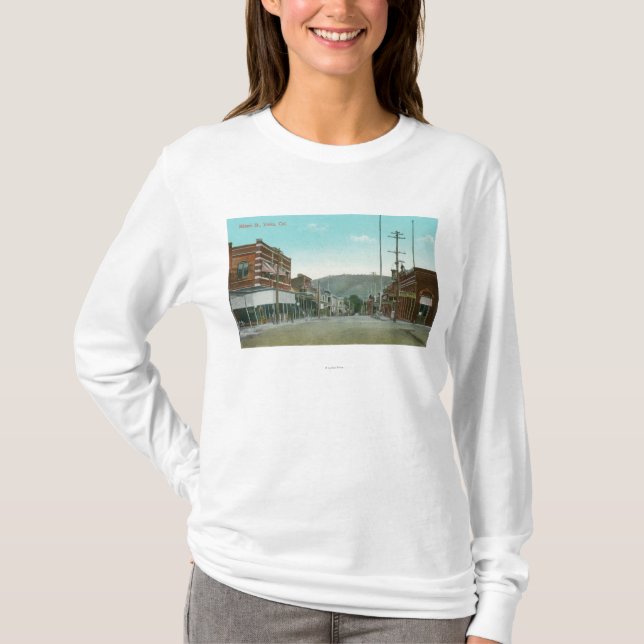 Beskåda av gruvarbetare StreetYerka, CA T Shirt (Framsida)