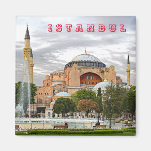 Beskåda av Hagia Sophia. (Hagia Sophia museum). Magnet