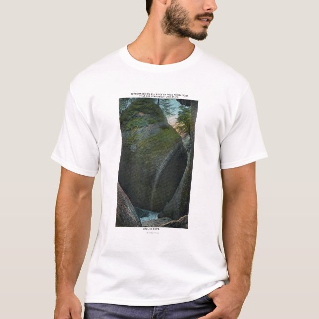 Beskåda av Hallen av frakter, stenbildande T Shirt (Framsida)