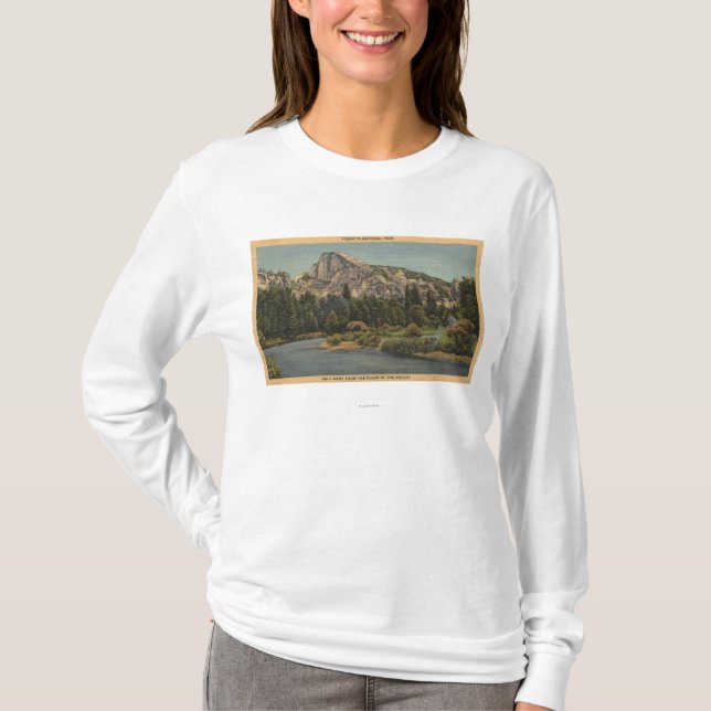 Beskåda av halv kupol från dalgolv tee shirt (Framsida)