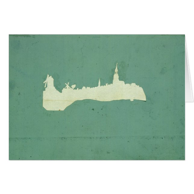 Beskåda av Hamburg Hälsningskort (Framsidan Horizontal)