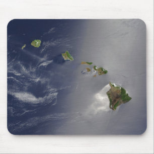 Beskåda av Hawaii från utrymme Musmatta