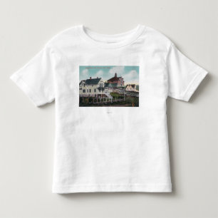 Beskåda av högstadiumbacken, uppehåll t shirt