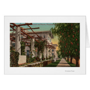 Beskåda av hotellet Maryland & Pergola Hälsningskort