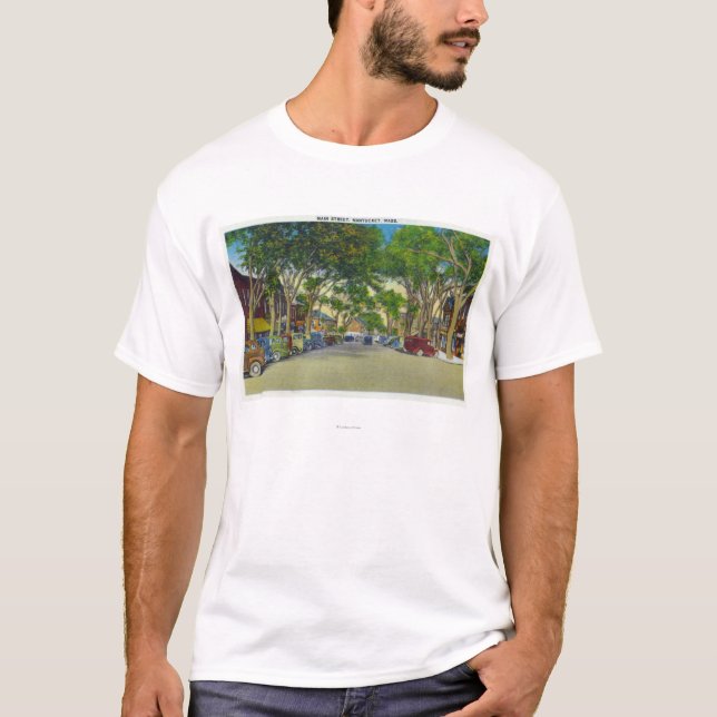Beskåda av huvudsaklig gata 5 tee shirt (Framsida)