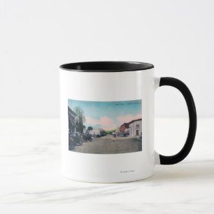 Beskåda av huvudsakliga StreetLakeport, CA Mugg
