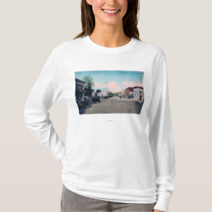 Beskåda av huvudsakliga StreetLakeport, CA T Shirt