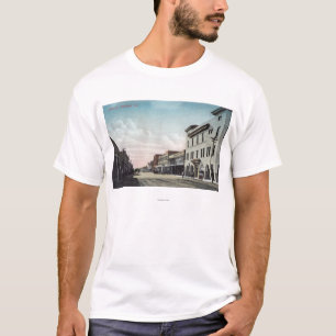 Beskåda av huvudsakliga StreetWoodland, CA T-shirt