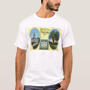 Beskåda av huvudstaden Bldg och Oakträd T-shirt