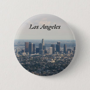 Beskåda av i stadens centrum Los Angeles Knapp