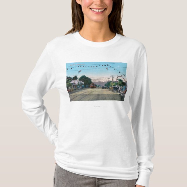 Beskåda av Idora parkerar från StreetOakland, CA T-shirt (Framsida)