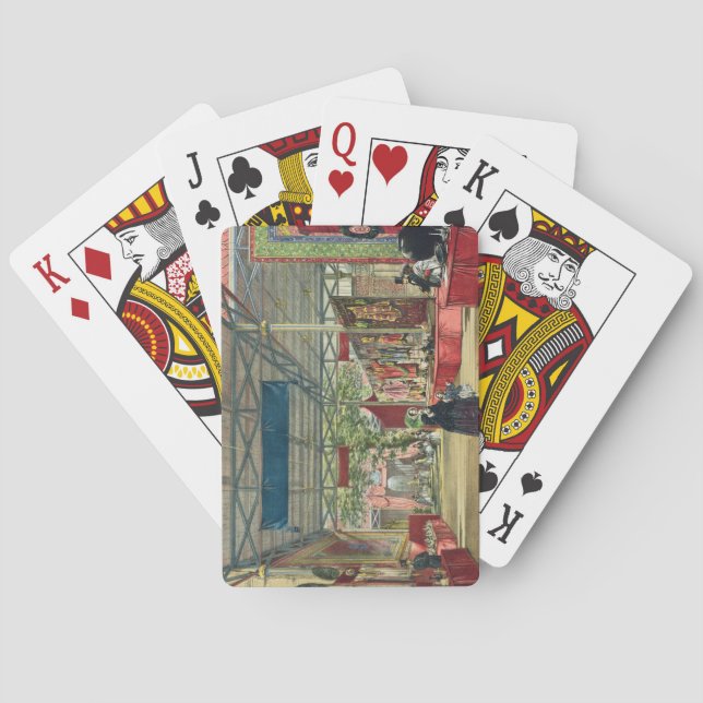 Beskåda av Indien delar upp av den underbara Casinokort (Baksidan)