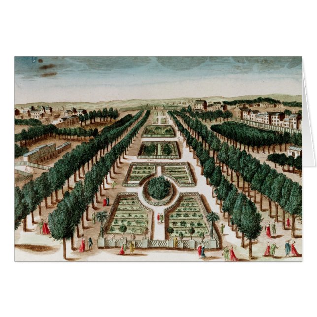 Beskåda av Jardinet des Plantes Hälsningskort (Framsidan Horizontal)