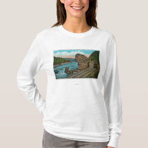 Beskåda av jätte- sten, och trolleyen fodrar t shirt