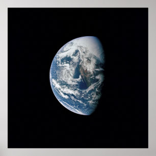 Beskåda av jorden från Apollo 13 Poster