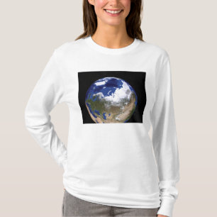Beskåda av jordvisning den arktiska regionen tee shirt