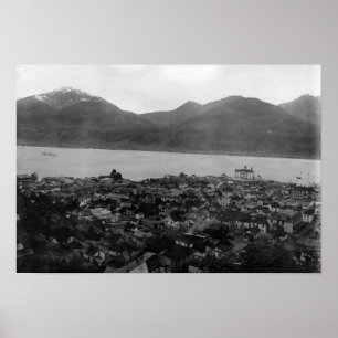 Beskåda av Juneau, Alaska och S.S. Burnside in Poster