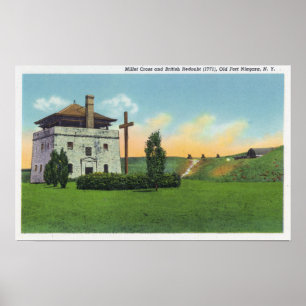 Beskåda av kår de Garde i gammalt franskt slott Poster