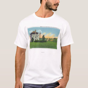 Beskåda av kår de Garde i gammalt franskt slott T-shirt