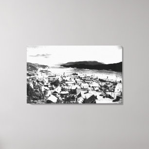 Beskåda av Ketchikan, Alaska tittar Southeast Canvastryck