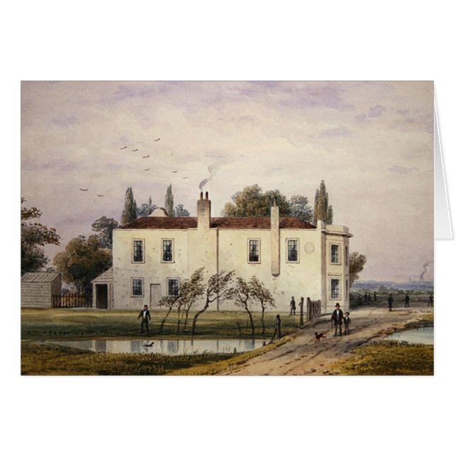 Beskåda av Köpenhamnhuset, 1853 Hälsningskort (Framsidan Horizontal)