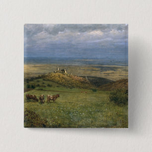 Beskåda av Kronberg i Taunus, Tysklandet, 1879 Knapp