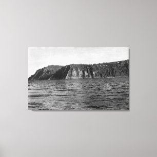 Beskåda av kung ö, Alaska fotograferar Canvastryck