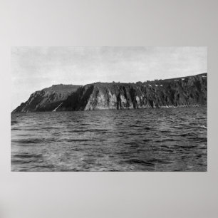 Beskåda av kung ö, Alaska fotograferar Poster