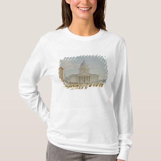 Beskåda av kyrkan av St. Genevieve, T Shirt (Framsida)