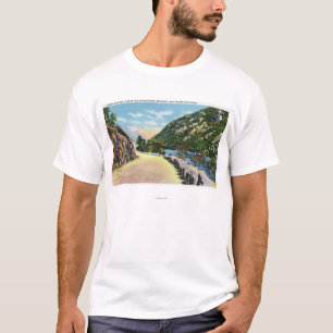 Beskåda av lägre kaskad sjö t shirt