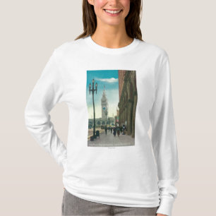 Beskåda av lägre marknadsför torn för t shirt