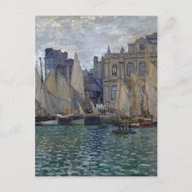 Beskåda av Le Havre vid Claude Monet Vykort (Framsida)