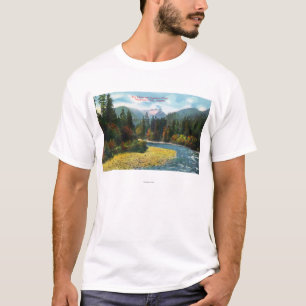 Beskåda av lejon och den Capilano floden Tee
