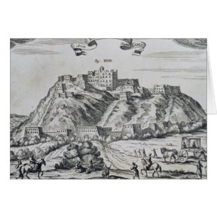 Beskåda av Lhasa, huvudstad av Tibet Hälsningskort