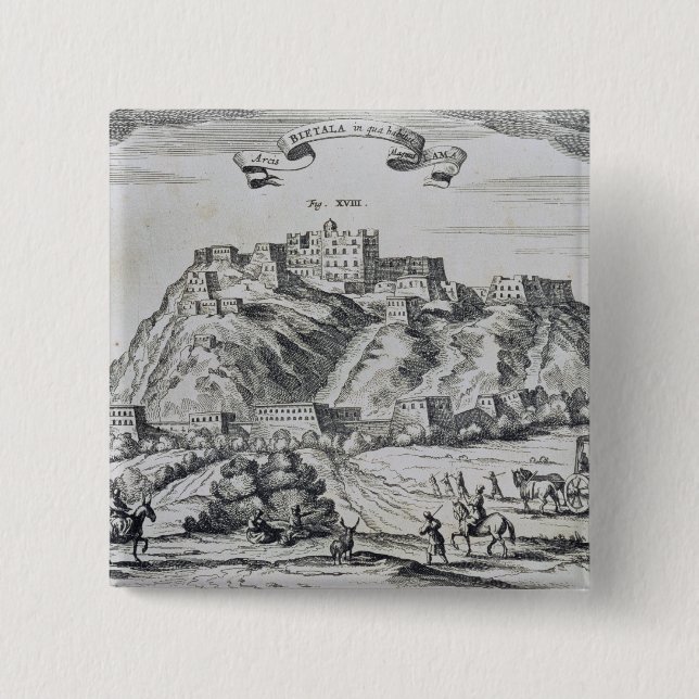 Beskåda av Lhasa, huvudstad av Tibet Knapp (Framsida)
