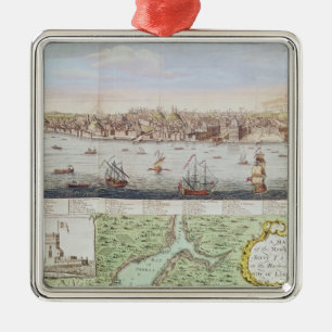 Beskåda av Lisbon, 1755 Julgransprydnad Metall