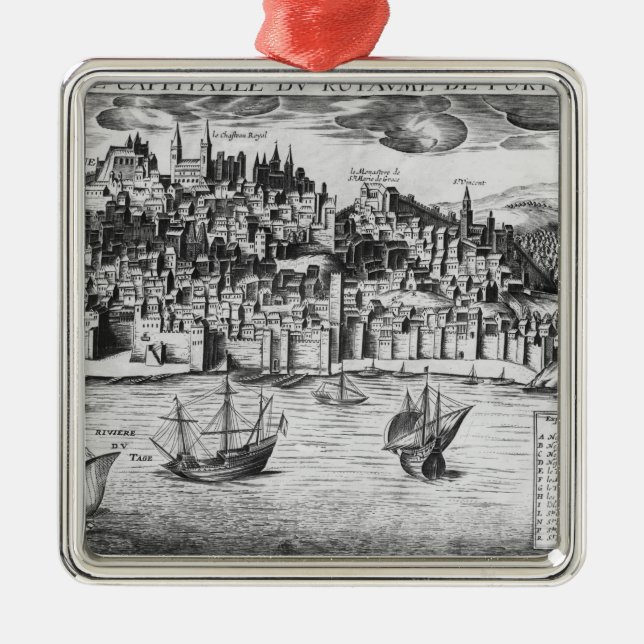 Beskåda av Lisbon Julgransprydnad Metall (Framsidan)