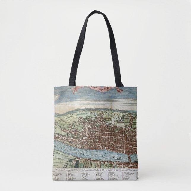 Beskåda av London, c.1560 Tygkasse (Framsida)