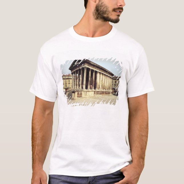 Beskåda av Maisonen Carree, c.19 BC Tee (Framsida)