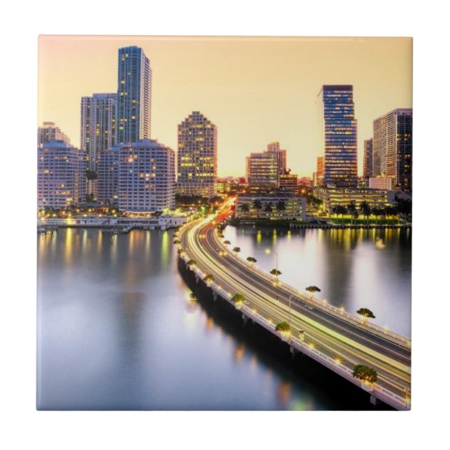 Beskåda av mandarinen orientaliska Miami med Kakelplatta (Framsidan)