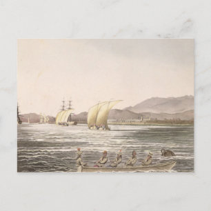 Beskåda av Manila, Philippines, 1826 Vykort