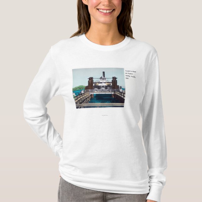 Beskåda av mässan för Berkeley Ferryboathandel T-shirt (Framsida)