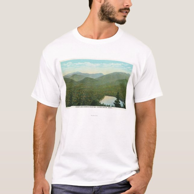 Beskåda av McIntyre, Colden och Marcy Mts. Tee (Framsida)