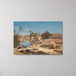 Beskåda av Medinet El-Fayoum Canvastryck