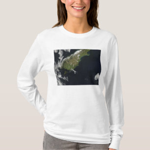 Beskåda av mest av den södra ön av nyazeeländs t shirt