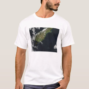 Beskåda av mest av den södra ön av nyazeeländs t-shirt